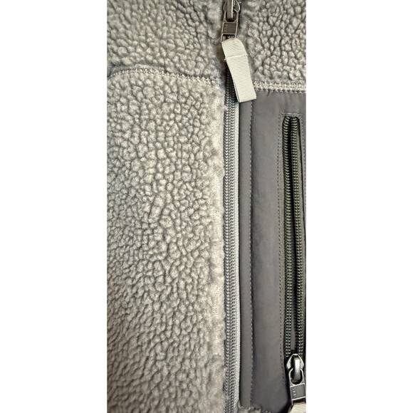 VTG Men’s Patagonia Retro X Pile Fleece Sherpa Like  Gray Zip Up Hiking Vest XL - Picture 4 of 9